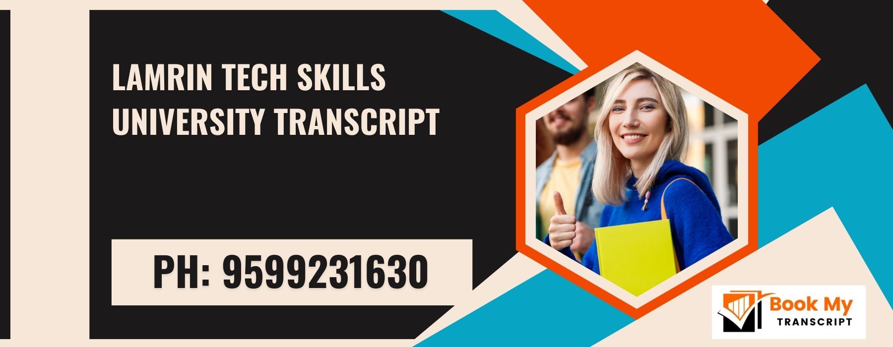 Lamrin Tech Skills University Transcript, Moi, Degree Certificate,  9599231630