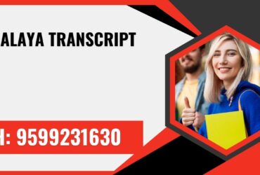 Meghalaya Transcript, Moi, Degree Certificate 9599231630