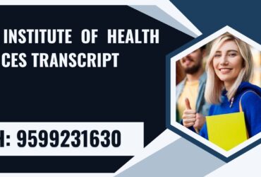 Mgm Institute of Health Sciences Transcript, Moi, Degree Certificate, 9599231630