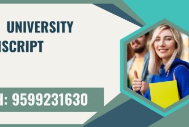 Mgm University Transcript, Moi, Degree Certificate 9599231630