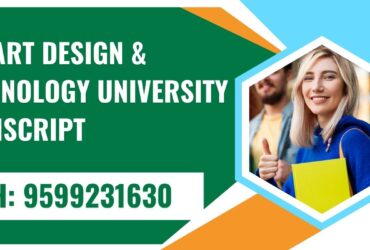 Mit Art Design & Technology University Transcript, Moi, Degree Certificate 9599231630