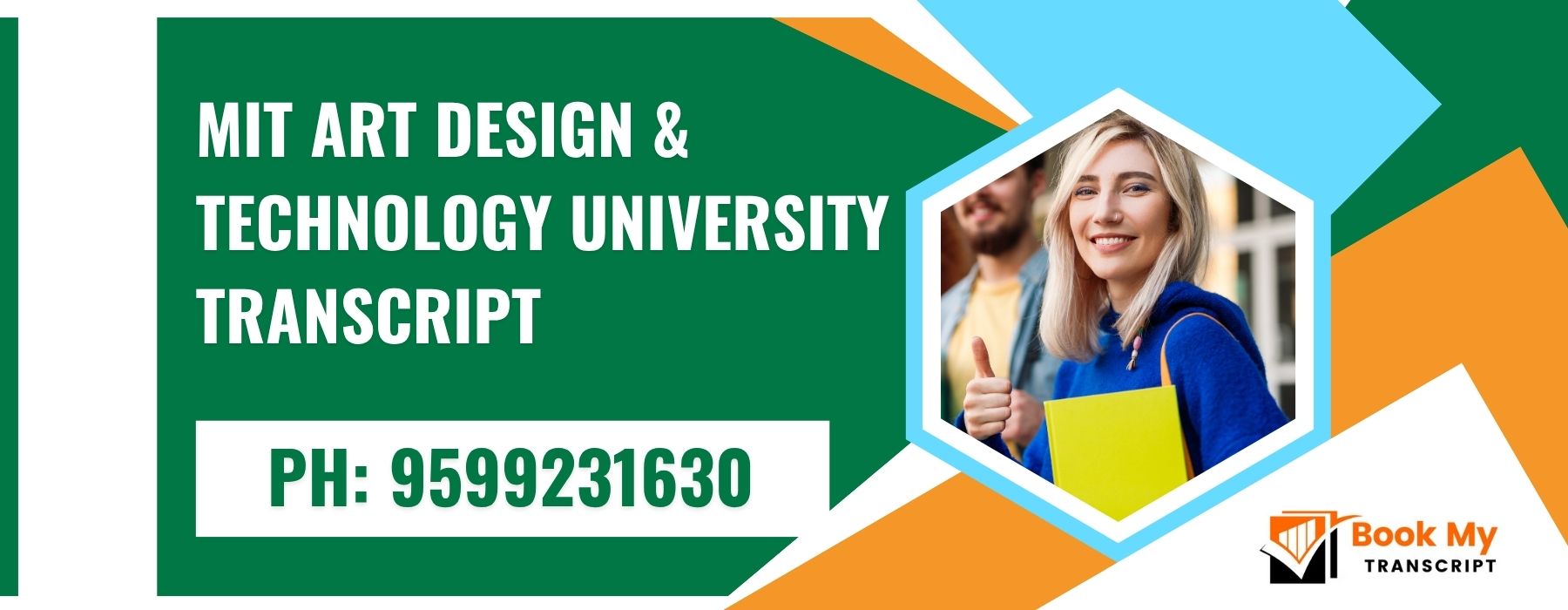 Mit Art Design & Technology University Transcript, Moi, Degree Certificate 9599231630