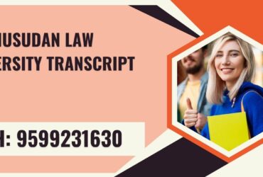 Madhusudan Law University Transcript, Moi, Degree Certificate,  9599231630