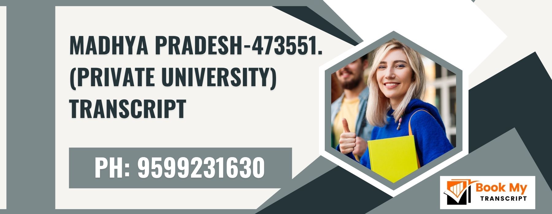 Madhya Pradesh-473551 (private University) Transcript, Moi, Degree Certificate, 9599231630