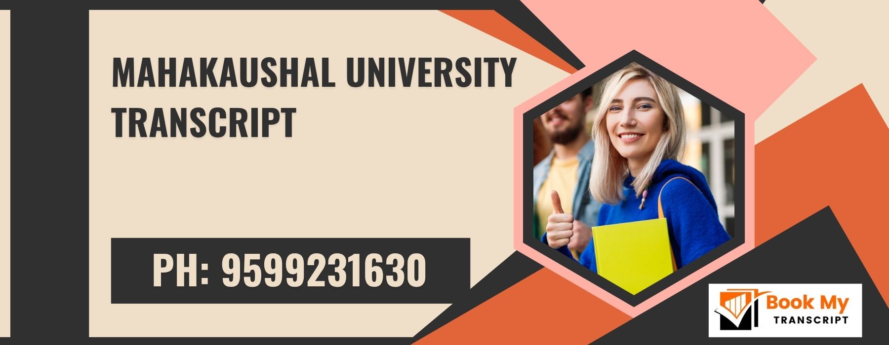 Mahakaushal University Transcript, Moi, Degree Certificate 9599231630
