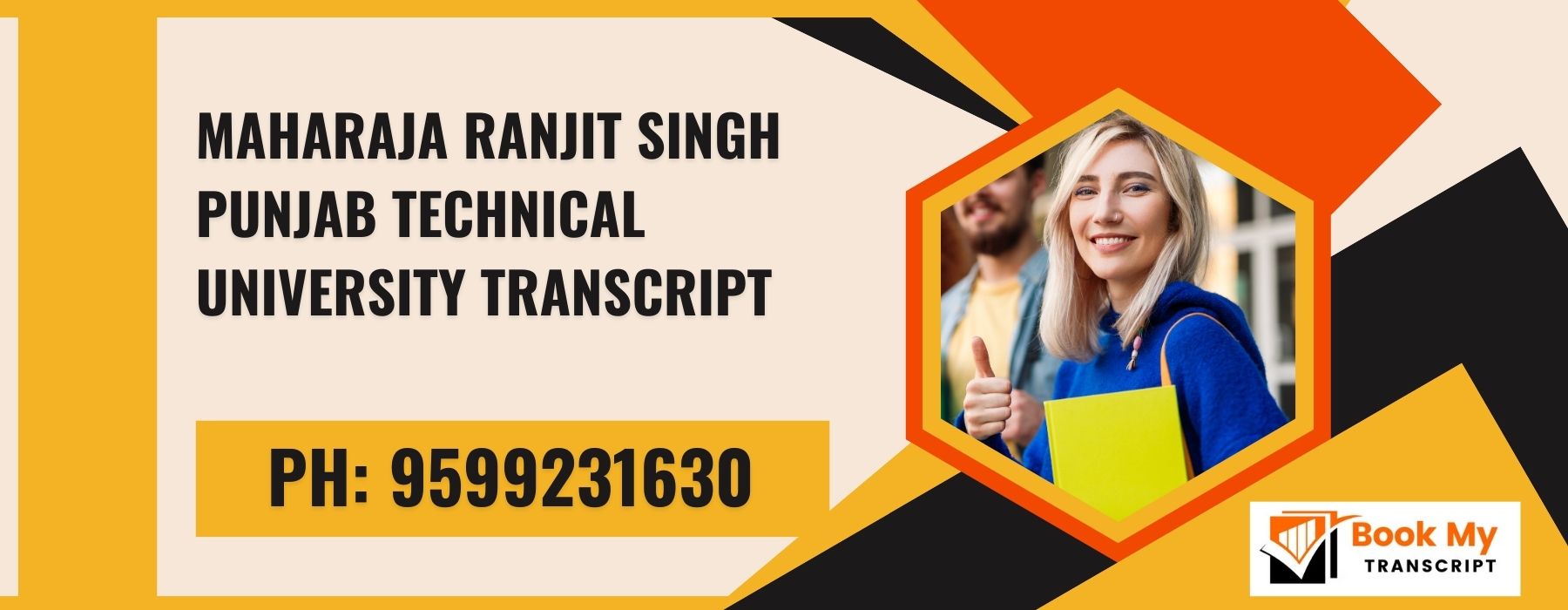 Maharaja Ranjit Singh Punjab Technical University Transcript, Moi, Degree Certificate 9599231630