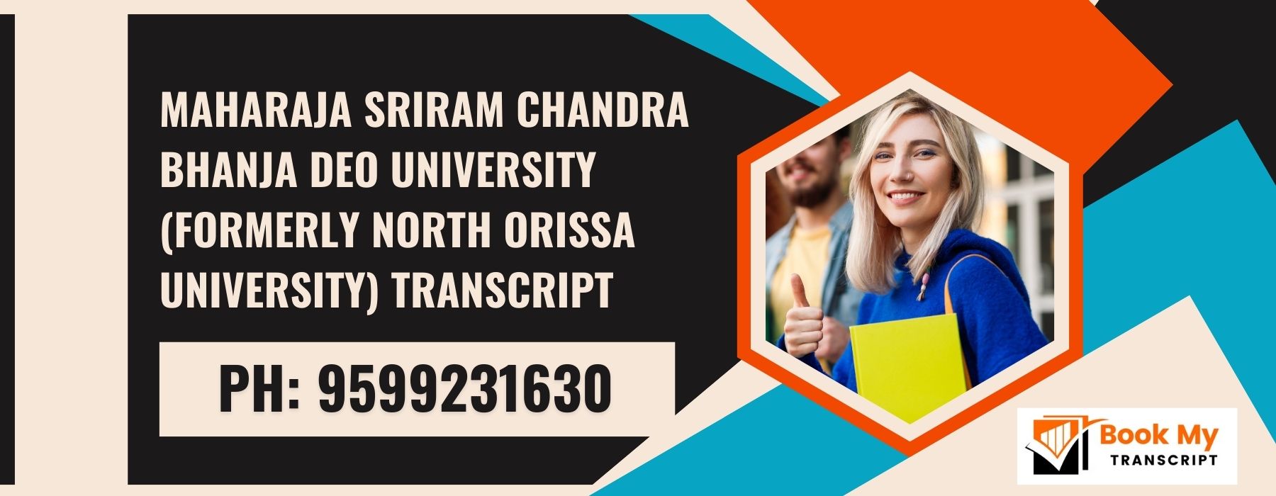 Maharaja Sriram Chandra Bhanja Deo University (formerly North Orissa University) Transcript, Moi, Degree Certificate, 9599231630