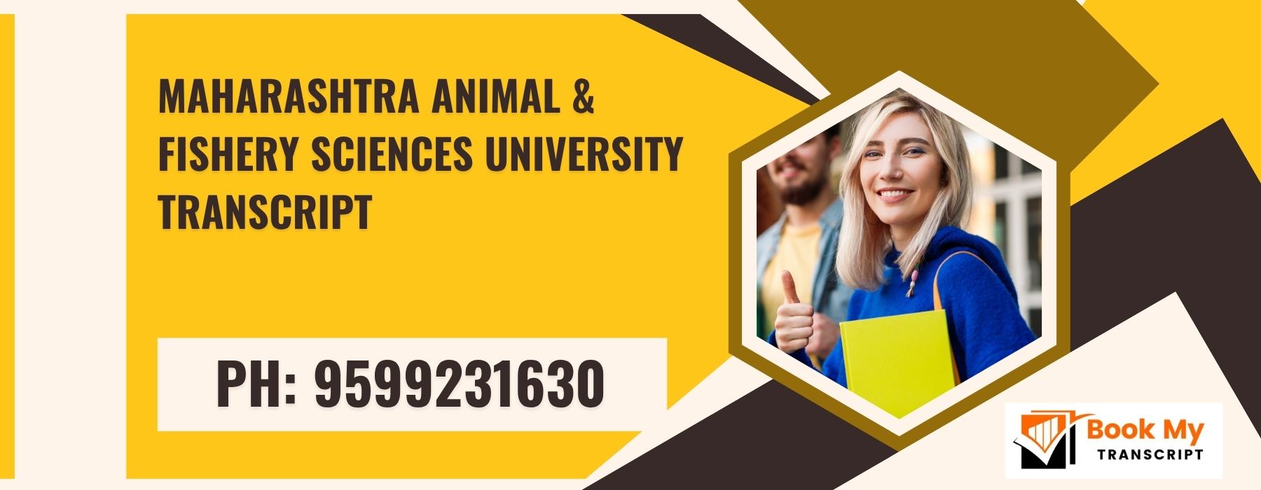 Maharashtra Animal & Fishery Sciences University Transcript, Moi, Degree Certificate 9599231630