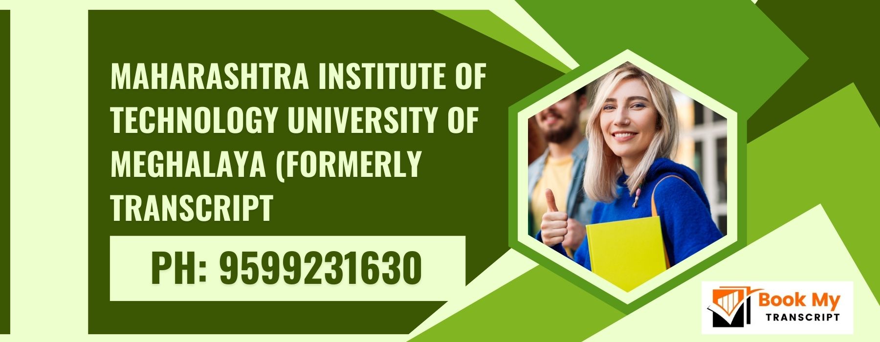 Maharashtra Institute of Technology University of Meghalaya (formerly) Transcript, Moi, Degree Certificate,  9599231630