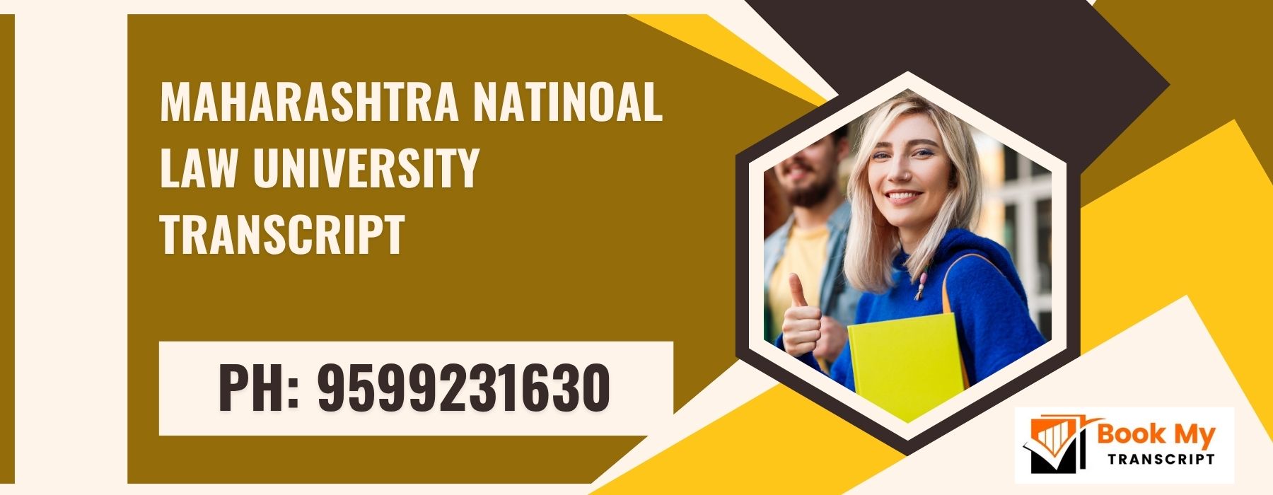 Maharashtra National Law University Transcript, Moi, Degree Certificate 9599231630