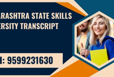 Maharashtra State Skills University Transcript, Moi, Degree Certificate 9599231630