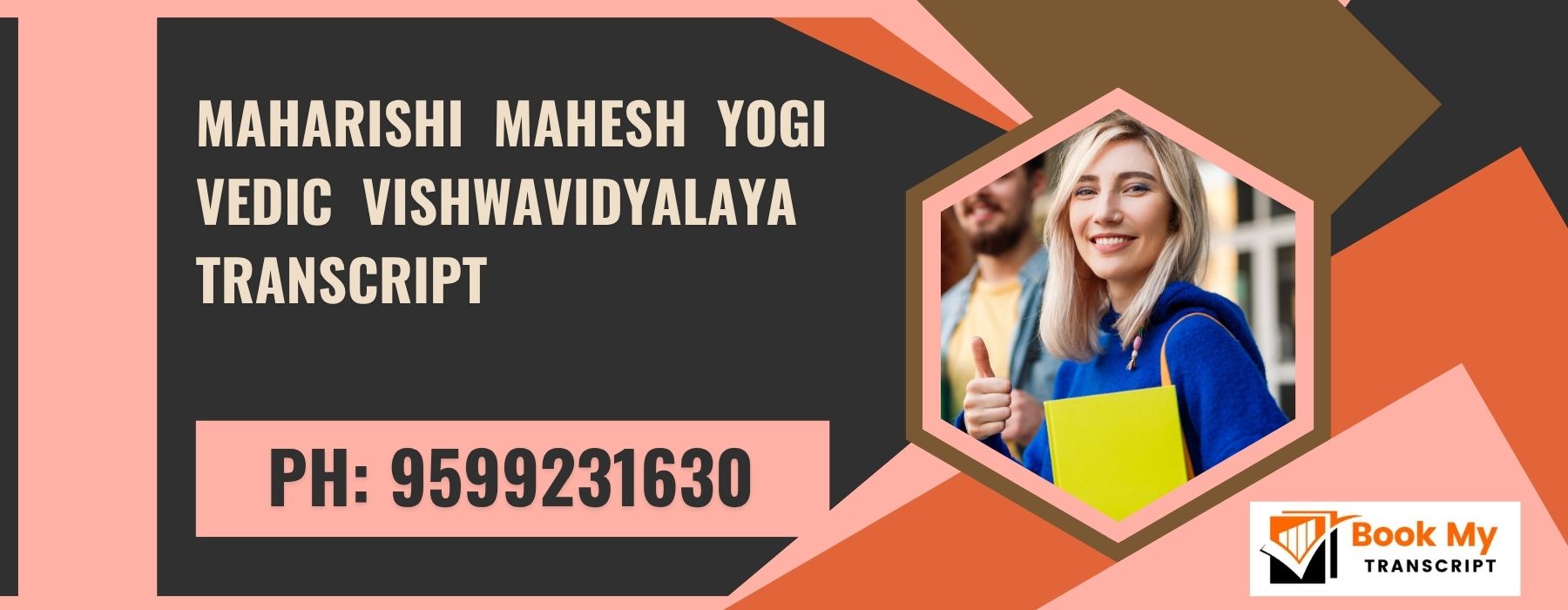 Maharishi Mahesh Yogi Vedic Vishwavidyalaya Transcript, Moi, Degree Certificate, 9599231630