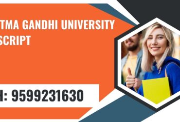 Mahatma Gandhi University Transcript, Moi, Degree Certificate,  9599231630