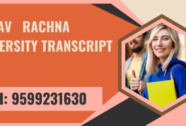 Manav Rachna University Transcript, Moi, Degree Certificate, 9599231630
