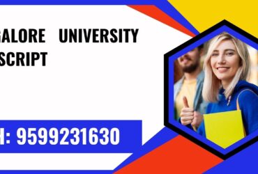 Mangalore University Transcript, Moi, Degree Certificate 9599231630