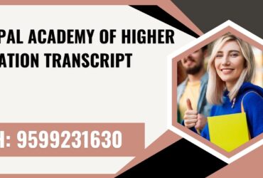 Manipal Academy of Higher Education Transcript, Moi, Degree Certificate 9599231630