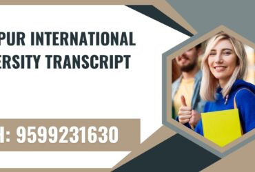 Manipur International University Transcript, Moi, Degree Certificate, 9599231630
