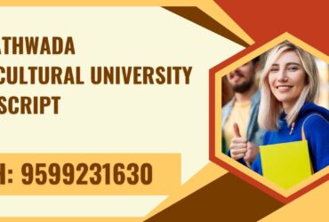 Marathwada Agricultural University Transcript, Moi, Degree Certificate 9599231630