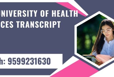 Ntr University of Health Sciences University Transcript, Moi, Degree Certificate, Duplicate Marksheet, lor-9599231630