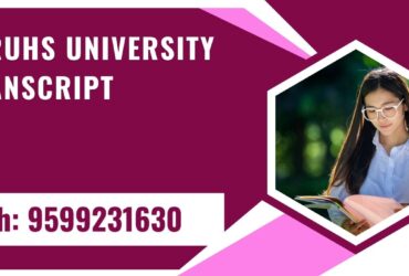 Ntruhs University Transcript, Moi, Degree Certificate, Duplicate Marksheet, lor-9599231630