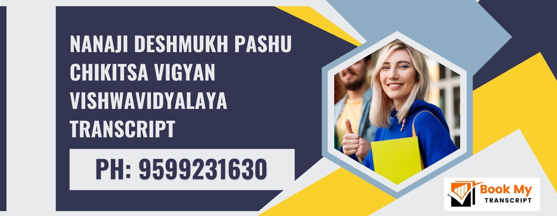 Nanaji Deshmukh Pashu Chikitsa Vigyan Vishwavidyalaya Transcript, Moi, Degree Certificate 9599231630