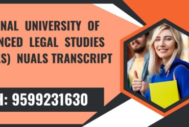 National University of Advanced Legal Studies (nuals) Transcript, Moi, Degree Certificate, 9599231630