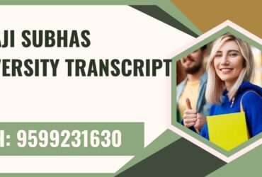 Netaji Subhas University Transcript, Moi, Degree Certificate 9599231630