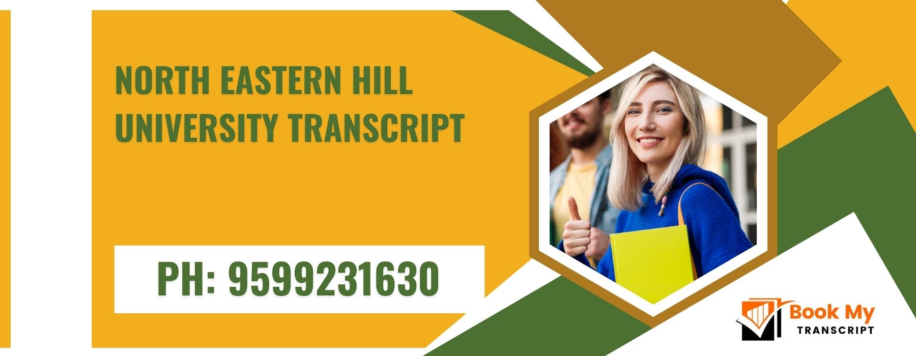 North Eastern Hill University Transcript, Moi, Degree Certificate 9599231630