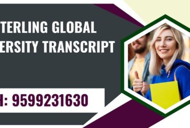 Om Sterling Global University Transcript, Moi, Degree Certificate  9599231630