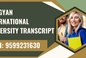 Pragyan International University Transcript, Moi, Degree Certificate 9599231630