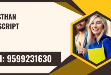 Rajasthan Transcript, Moi, Degree Certificate 9599231630