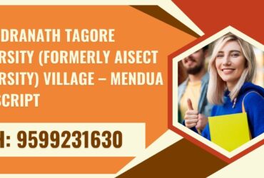 Rabindranath Tagore University (formerly Aisect University) Village – Mendua Transcript, Moi, Degree Certificate 9599231630