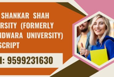Raja Shankar Shah University (formerly Chhindwara University) Transcript, Moi, Degree Certificate, 9599231630