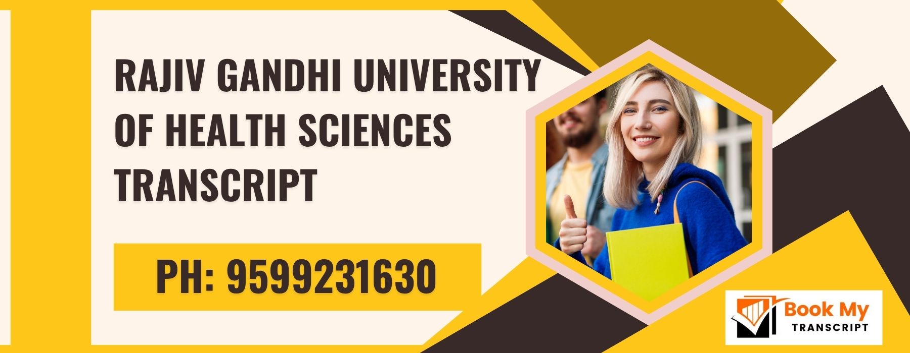 Rajiv Gandhi University of Health Sciences Transcript, Moi, Degree Certificate 9599231630