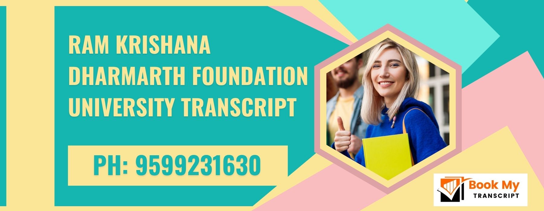 Ram Krishana Dharmarth Foundation University Transcript, Moi, Degree Certificate,  9599231630