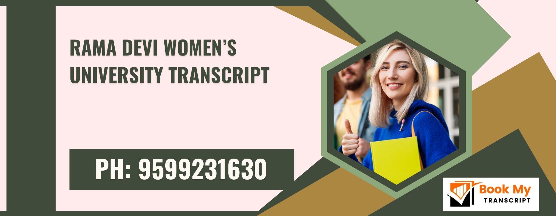 Rama Devi Women’s University Transcript, Moi, Degree Certificate,  9599231630