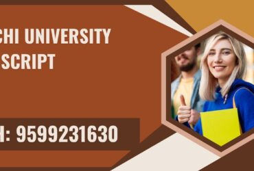Ranchi University Transcript, Moi, Degree Certificate 9599231630