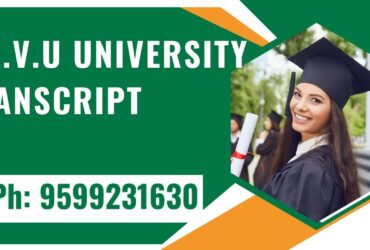 Svvu University Transcript, Moi, Degree Certificate, Duplicate Marksheet, lor-9599231630