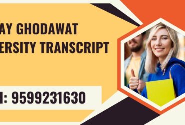 Sanjay Ghodawat University Transcript, Moi, Degree Certificate,  9599231630