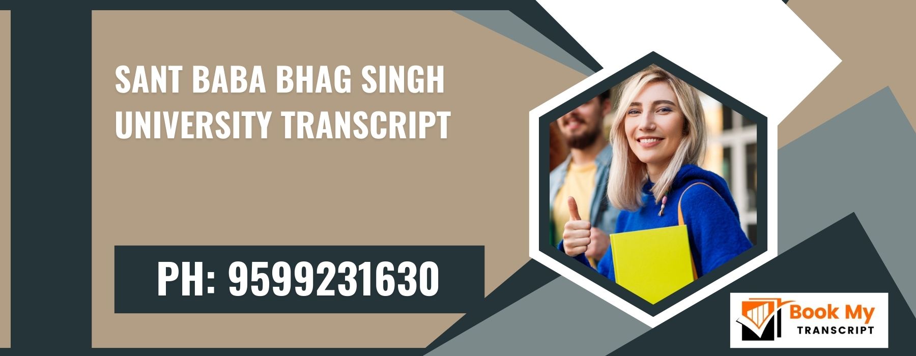 Sant Baba Bhag Singh University Transcript, Moi, Degree Certificate 9599231630