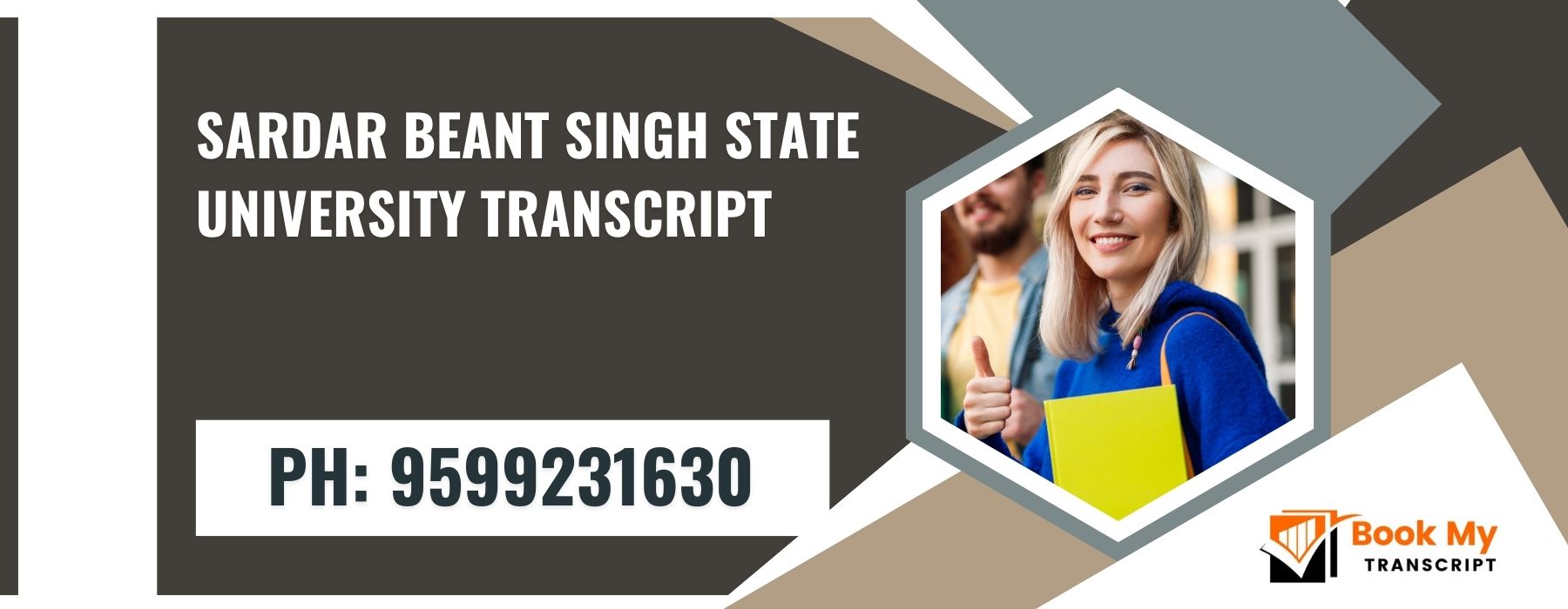 Sardar Beant Singh State University Transcript, Moi, Degree Certificate 9599231630