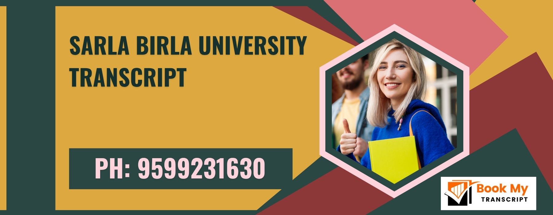 Sarla Birla University Transcript, Moi, Degree Certificate, 9599231630
