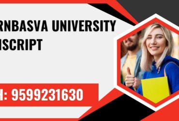 Sharnbasva University Transcript, Moi, Degree Certificate 9599231630