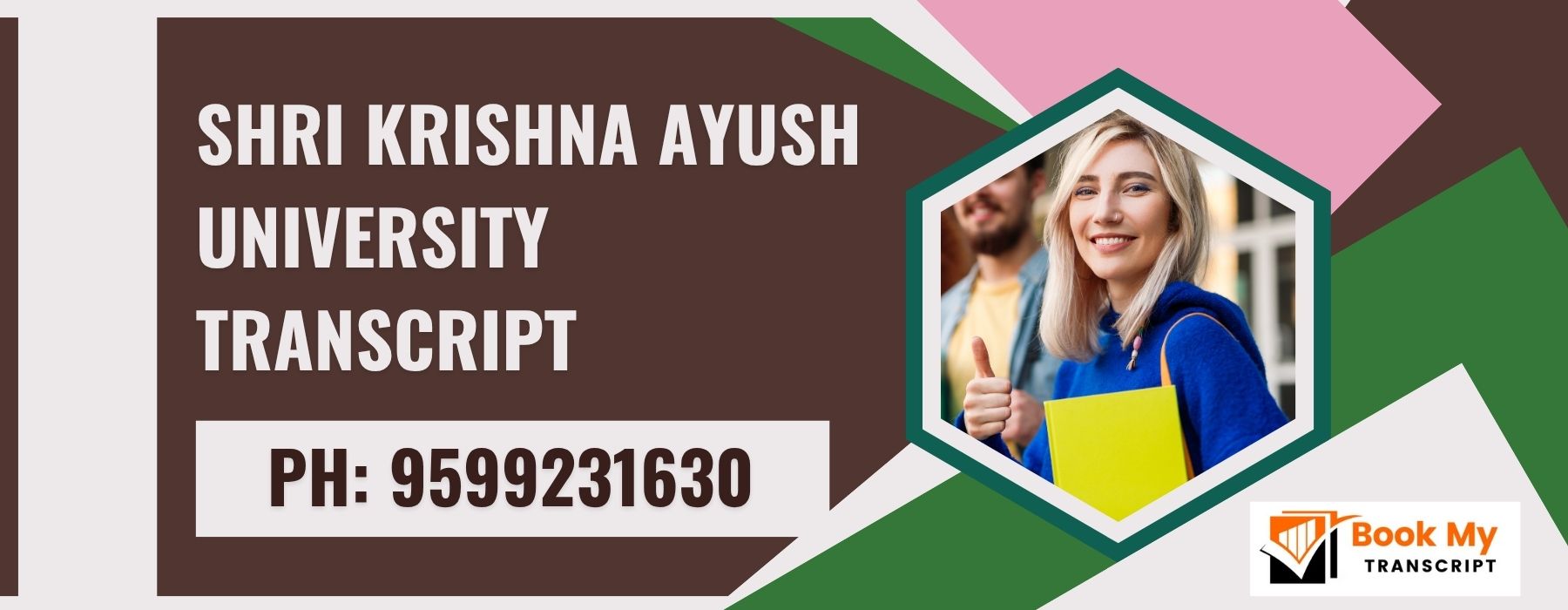 Shri Krishna Ayush University Transcript, Moi, Degree Certificate,  9599231630