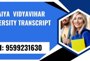 Somaiya Vidyavihar University Transcript, Moi, Degree Certificate, 9599231630