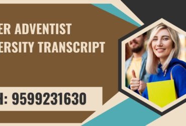Spicer Adventist University Transcript, Moi, Degree Certificate, 9599231630