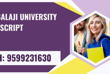 Sri Balaji University Transcript, Moi, Degree Certificate,  9599231630
