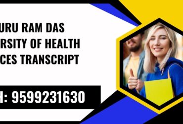 Sri Guru Ram Das University of Health Sciences Transcript, Moi, Degree Certificate, 9599231630
