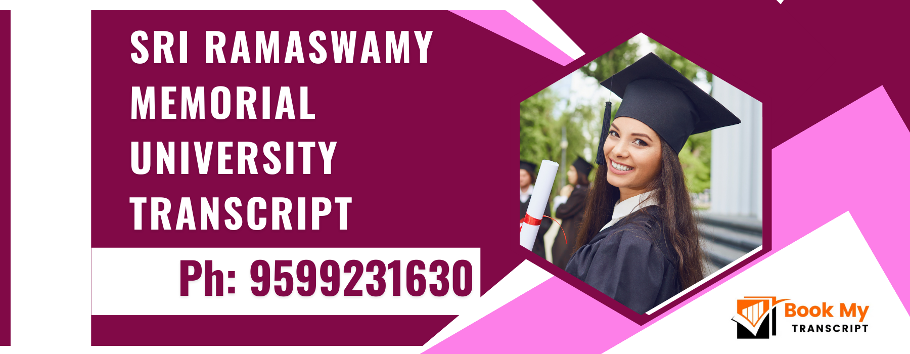 Sri Ramaswamy Memorial University Transcript, Moi, Degree Certificate, Duplicate Marksheet, lor-9599231630