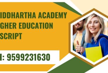Sri Siddhartha Academy of Higher Education Transcript, Moi, Degree Certificate, 9599231630